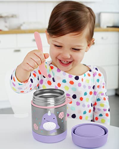 Skip Hop Insulated Baby Food Jar, Zoo, Narwhal