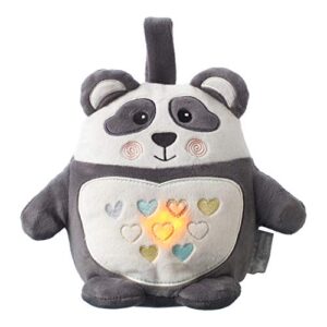 tommee tippee rechargeable light & sound sleep aid - pip the panda, black & white