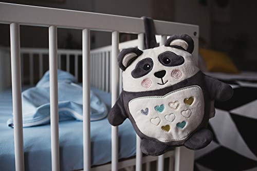 Tommee Tippee Rechargeable Light & Sound Sleep Aid - Pip The Panda, Black & White