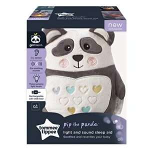 Tommee Tippee Rechargeable Light & Sound Sleep Aid - Pip The Panda, Black & White