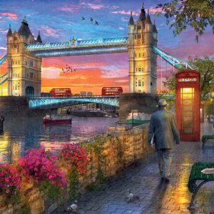 Ravensburger Tower Bridge of London at Sunset 1000 Piece Jigsaw Puzzle for Adults and Kids Age 12 Years Up