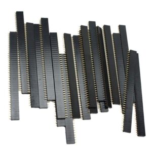 gump's grocery 20pcs female 40pin 2.54mm header socket row strip pcb connector for arduino