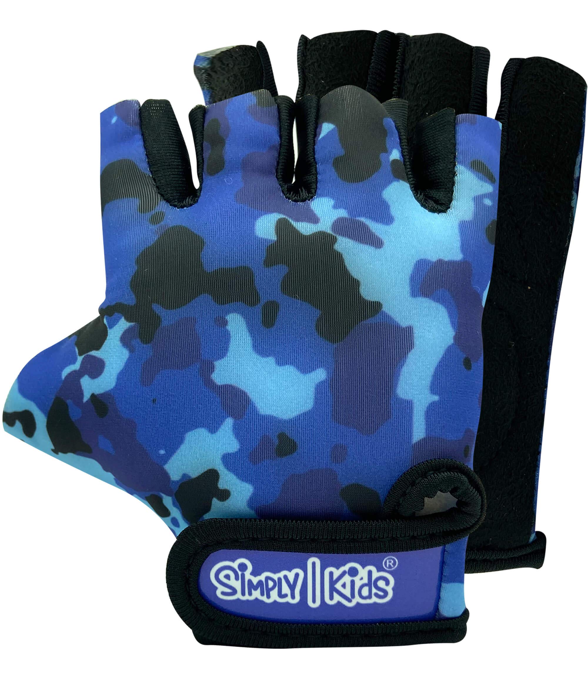 Fingerless Gloves Kids Bike Gloves for Balanced Bike Mountain Bicycle Biking - Fingerless Toddler Kids Cycling Gloves with Extra Protective Cushions - Riding Gloves for Girl Boy