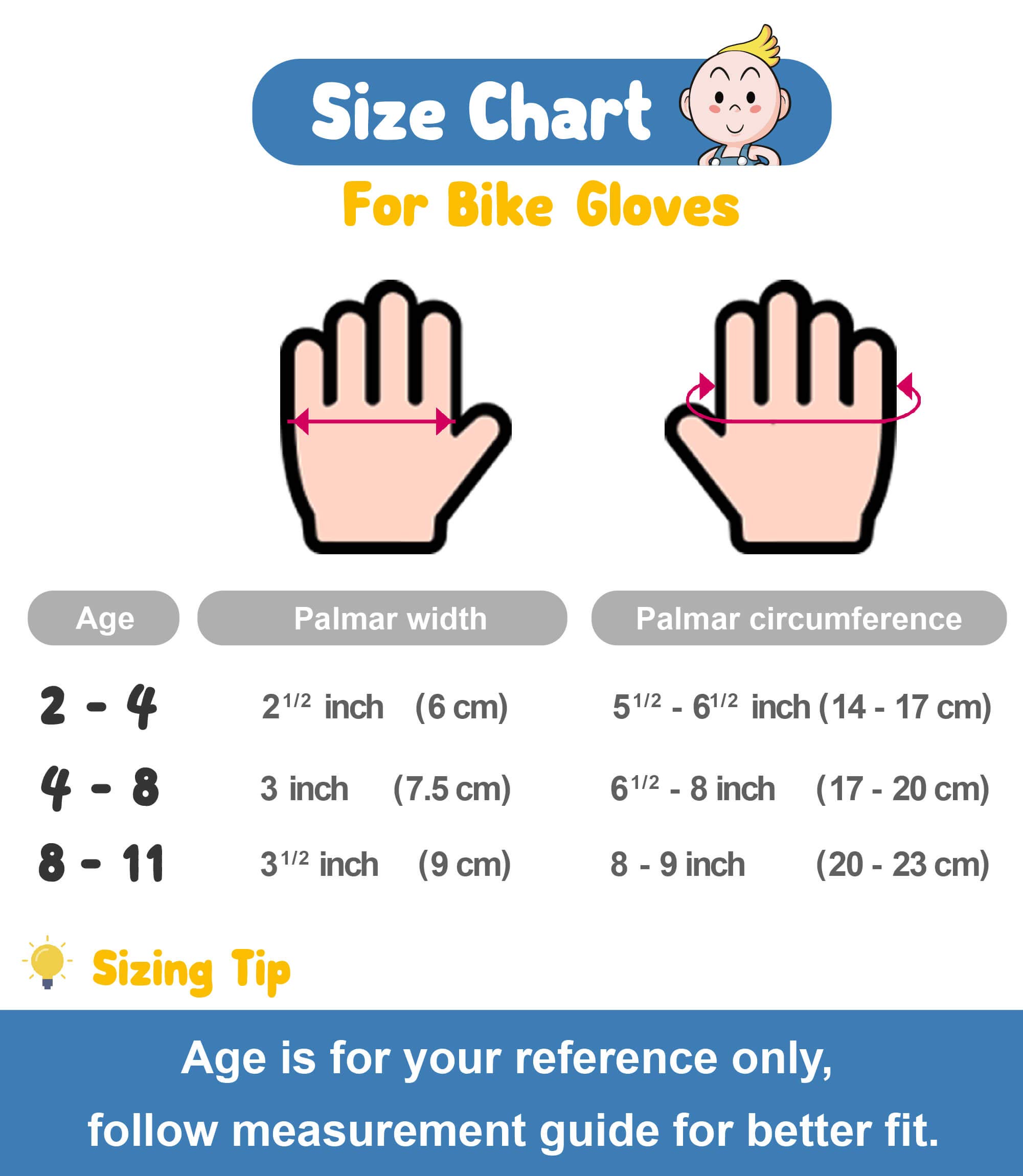 Fingerless Gloves Kids Bike Gloves for Balanced Bike Mountain Bicycle Biking - Fingerless Toddler Kids Cycling Gloves with Extra Protective Cushions - Riding Gloves for Girl Boy