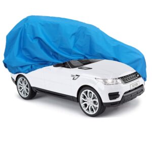 car toy cover,ride-on car cover for kids electric vehicle - universal fit, water resistant, uv rain snow protection- outdoor wrapper