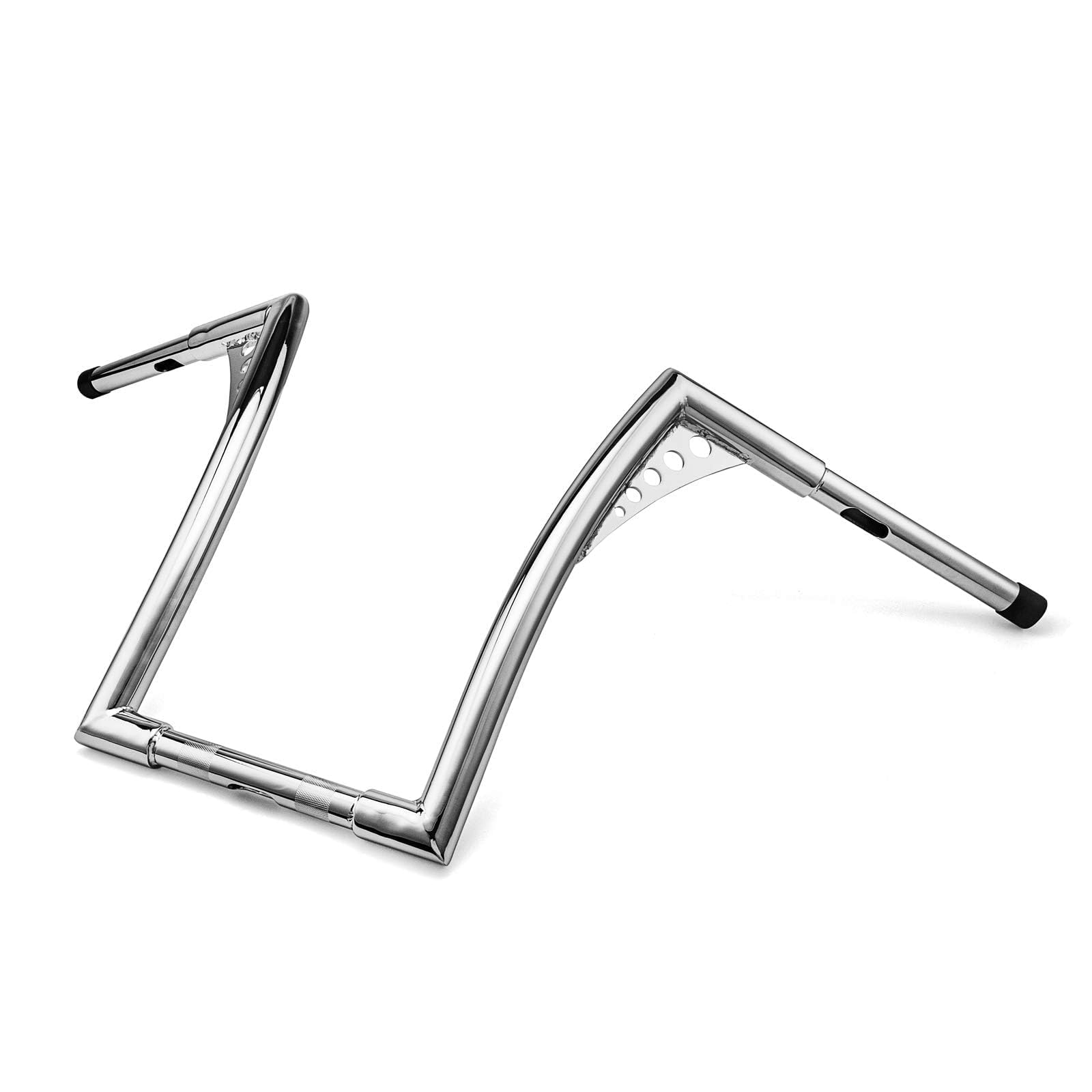 WeiSen Chrome 14" Ape Monkey Bar Handlebar 1-1/4" Handle Bars Compatible with Harley Dyna Softail Sportster XL 883 1200 ＆ Touring Road Glide Road King Models