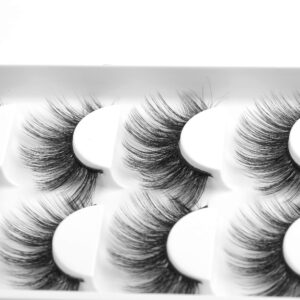 MUSELASH False eyelashes False Lashes 3D set professional 100% Handmade natural, glamorous, demi wispies, volume multipacks, cotton band