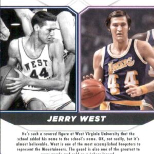 2019-20 Panini Contenders Draft Picks Legacy #3 Jerry West Los Angeles Lakers/West Virginia Mountaineers Basketball Trading Card