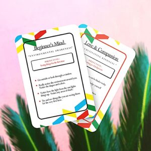 Allura & Arcia 52 Mindfulness Cards - Stress Less, Mindful Meditation, Gratitude, Kindness, Self Care & Relaxation