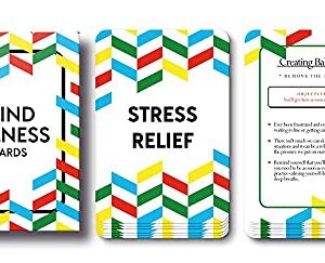 Allura & Arcia 52 Mindfulness Cards - Stress Less, Mindful Meditation, Gratitude, Kindness, Self Care & Relaxation