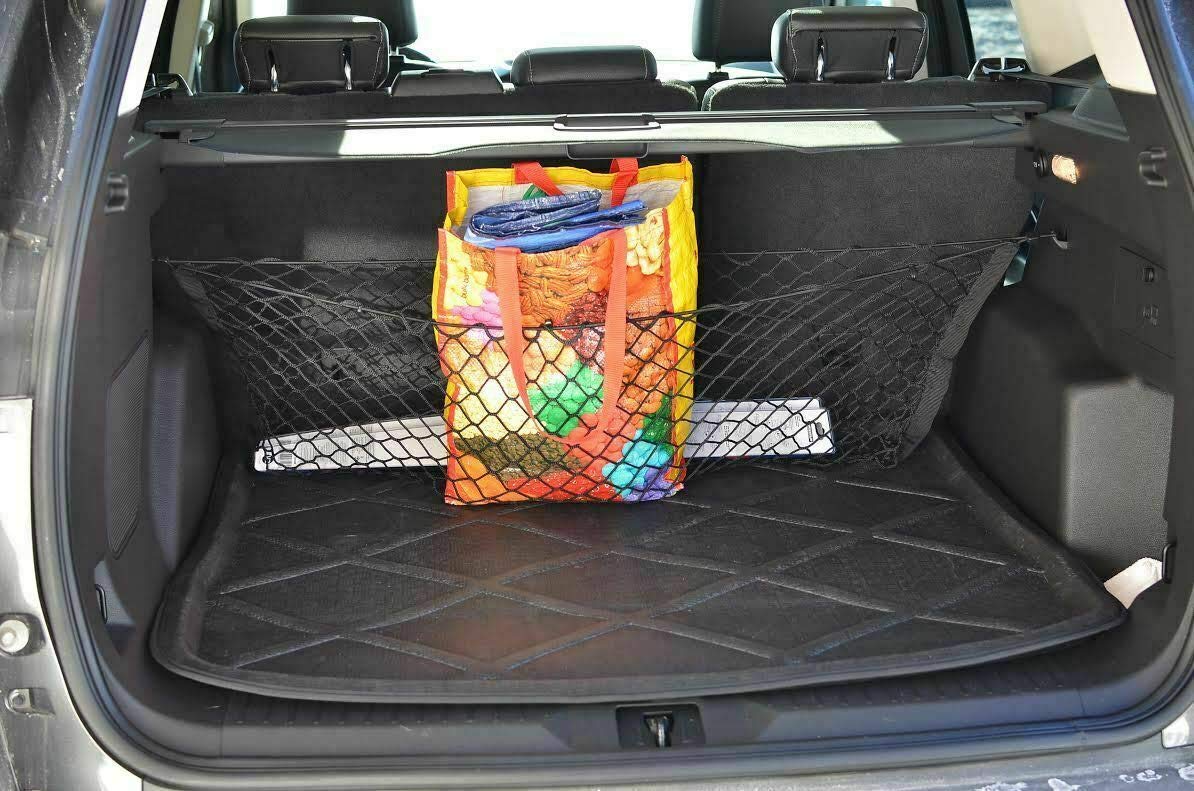 EACCESSORIES EA Rear Trunk Organizer Cargo Net for Ford Escape 2013-2019 – Envelope Style Cargo Net for SUV - Premium Mesh Car Trunk Organizer Vehicle Carrier Storage -Compatible with Escape