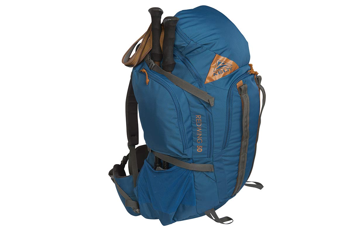 Kelty Redwing Backpack for Daily Carry, Day Hikes, School - Internal Frame, Hip Belt, Updated for 2022 (50L / Fallen Rock)