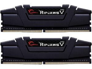 g.skill ripjaws v series (intel xmp) ddr4 ram 64gb (2x32gb) 3200mt/s cl16-18-18-38 1.35v desktop computer memory udimm - black (f4-3200c16d-64gvk)