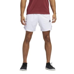 adidas mens training shorts heat.rdy white xx-large