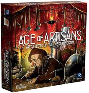 renegade game studios age of artisans - architects of the west kingdom- game for 1-6 players aged 12 & up