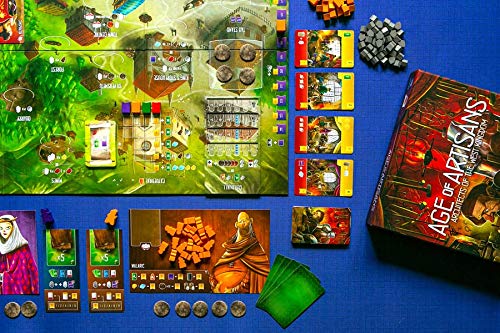 Renegade Game Studios Age of Artisans - Architects of The West Kingdom- Game for 1-6 Players Aged 12 & Up