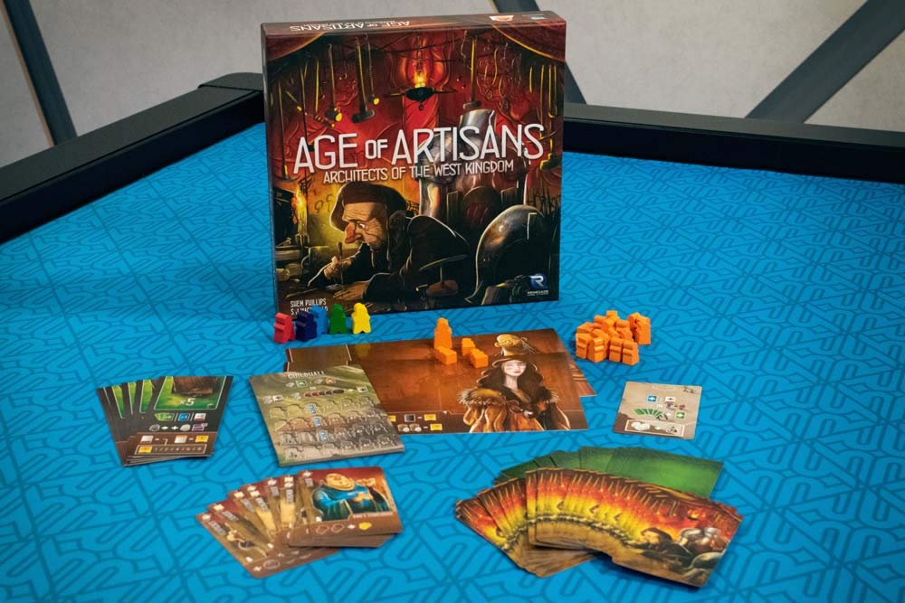 Renegade Game Studios Age of Artisans - Architects of The West Kingdom- Game for 1-6 Players Aged 12 & Up