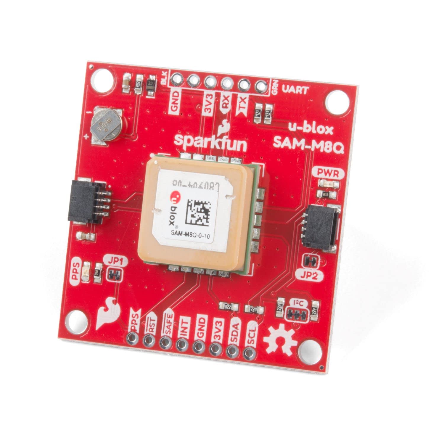 SparkFun GPS Breakout - Chip Antenna, SAM-M8Q (Qwiic) 72-Channel GNSS Receiver from GPS, GLONASS, and Galileo Constellations - hot Lock in Seconds