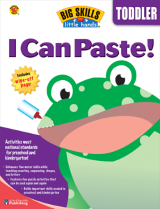 carson dellosa | big skills for little hands: i can paste! workbook | ages 3+, printable
