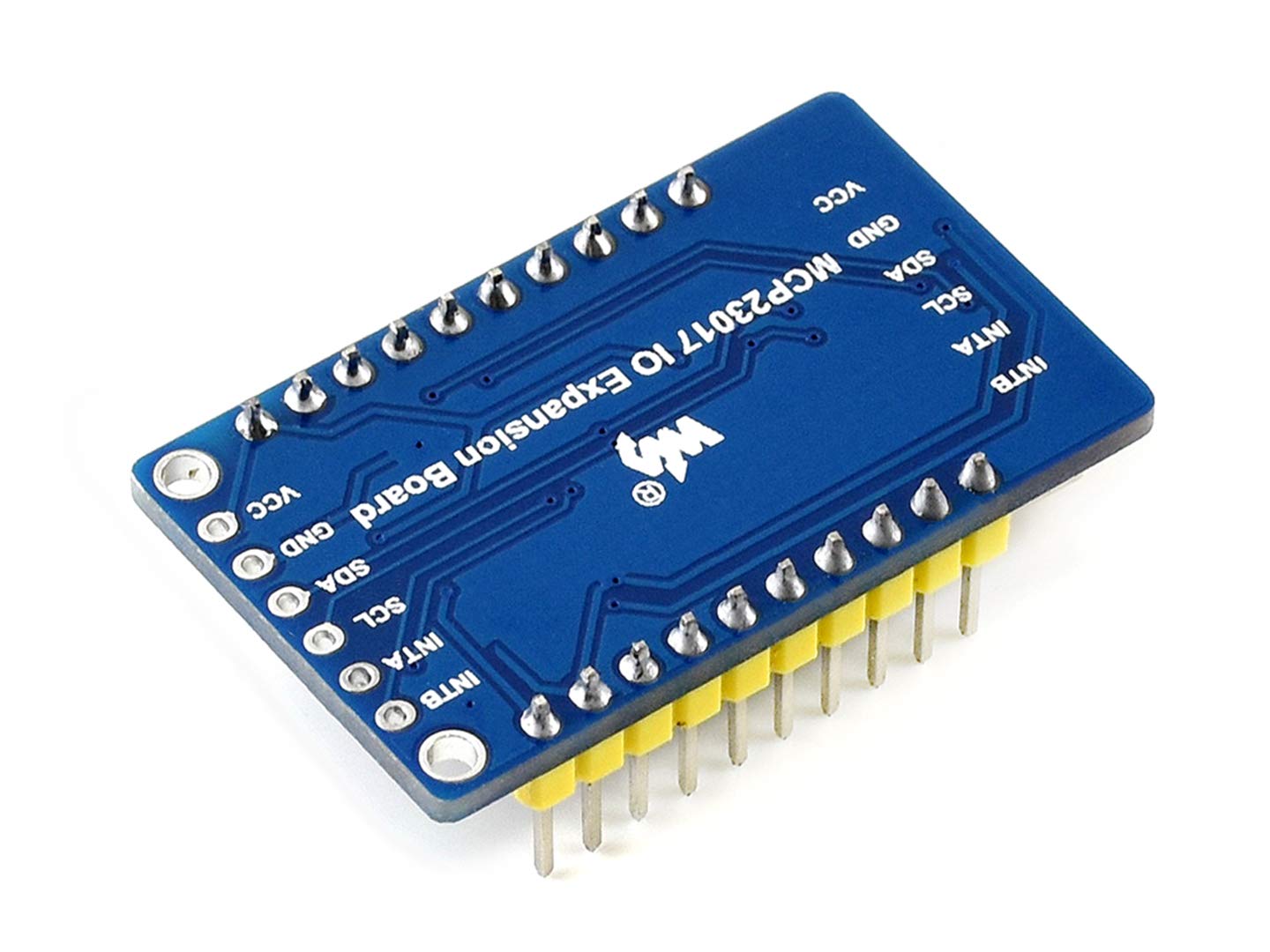 MCP23017 IO Expansion Board I2C Interface 5V/3.3V Voltage Expands 16 I/O Pins 8pcs of Boards can Stack to Use at The Same Time up to 128 I/O Pins Allows Multi I2C modules to be Stacked