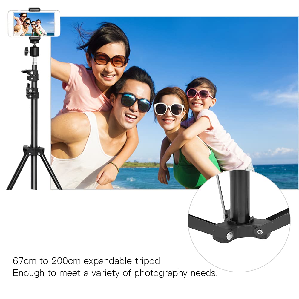 Phone Tripod,Foldable Extendable Digital Camera Tripod with 360 Degree Rotatable Ball Head,for Galaxy S9 +/Galaxy Note 8,for Huawei Mate 10 Pro/P20/ P10,Digital SLR/Action Cameras