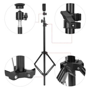 Phone Tripod,Foldable Extendable Digital Camera Tripod with 360 Degree Rotatable Ball Head,for Galaxy S9 +/Galaxy Note 8,for Huawei Mate 10 Pro/P20/ P10,Digital SLR/Action Cameras