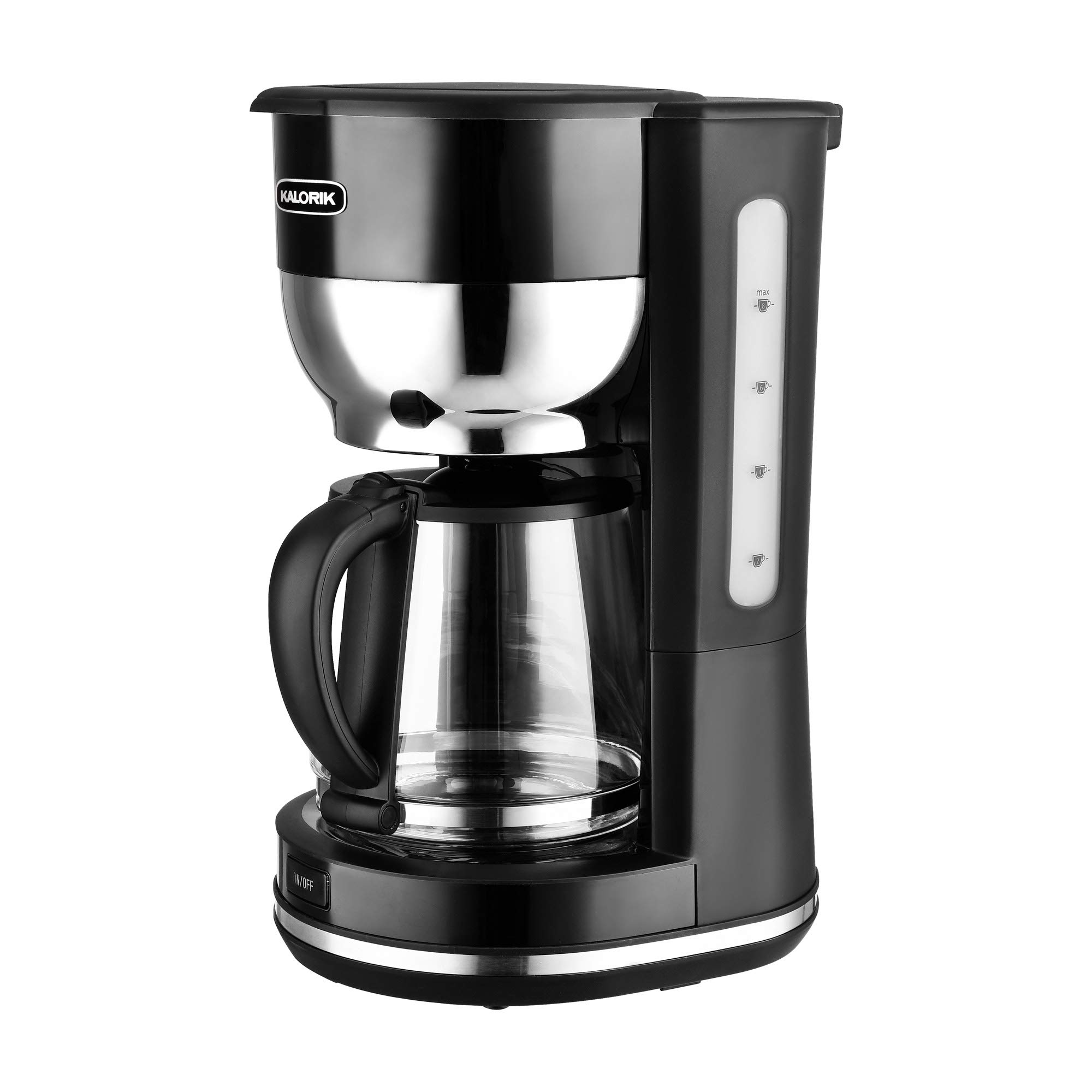 Kalorik Mid-Century 10 Cup Retro Coffee Maker, Black