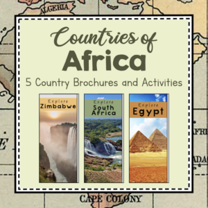 africa unit study: countries of africa