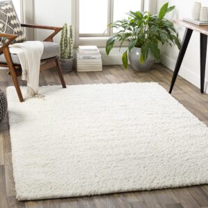 livabliss kiana modern minimalist area rug,5'3" x 7'3", white