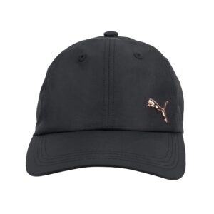 puma womens evercat opal adjustable cap, black/rose gold