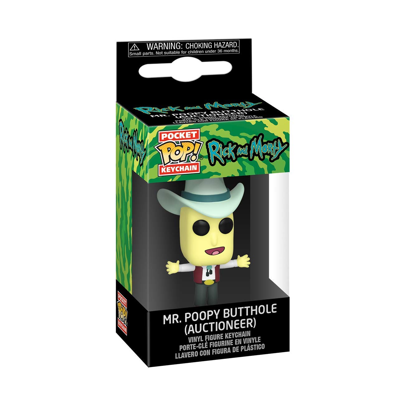 Funko Pop! Keychain: Rick and Morty - Rick and Morty - Mr. Poopybutthole