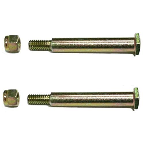 HQV 2 Pk 532193406 Bolts W/Nuts for Husqvarna & Craftsman 133814, 137644, 184219, 193406, 532137644, 532184219, 532193406, 532-1934-06