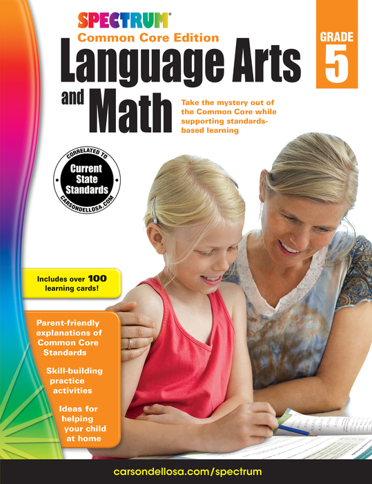 Spectrum | Language Arts and Math Workbook | Grade 5, Printable