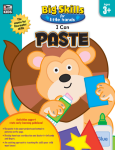 carson dellosa | big skills for little hands: i can paste workbook | ages 3+, printable