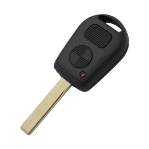 segaden replacement key shell compatible with bmw 2 button keyless entry remote key case fob hu92 blade pg900