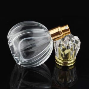 Homeyes 50ML 1.7 OZ Refillable Atomizer Spray Glass Empty Perfume Bottles for Travel