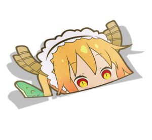 anime sticker tohru | kobayashi-san chi no maid dragon - peek car stickers anime vinyl stickers (4.7" x 8")