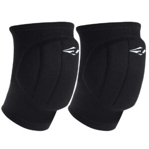 volleyball knee pads with high protective low-profile soft padding, dance riding protection for junior youth adult (xl)