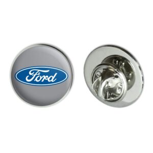 ford motor company blue oval logo metal 0.75" lapel hat pin tie tack pinback