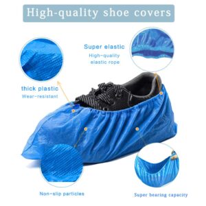 Sunshine post Shoe Covers Disposable,200Pack（100Pairs）Boot Covers Waterproof Non-Slip One Size Fits Most for Rain,Indoor,Women,Men and More