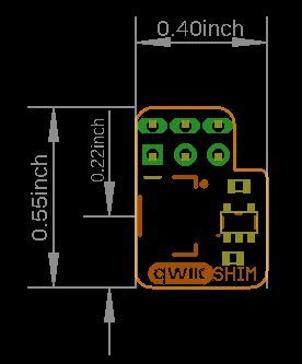 SparkFun Qwiic Shim Compatible with Raspberry Pi (Not Included)-Small Form Factor & Foot Print Friction-Based Connector No Soldering Easily Removable HAT Stackable Quick Prototype w/ I2C