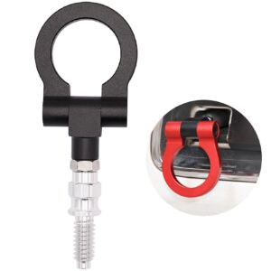 Car Refitted Front Rear Bumper Trailer Ring Eye Towing Tow Hook Kit Compatible with BMW 1 3 5 Series