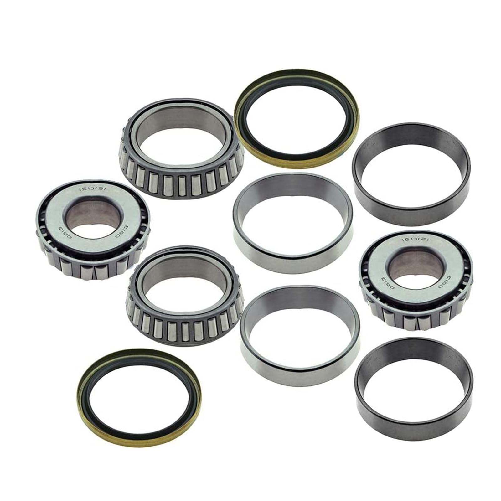 10PCS Front Wheel Hub Bearing Seal Assembly Replacement for 1980-1999 Ford F250 RWD / 1980-1997 F350 / 1999-2007 F250 Super Duty F350 Super Duty / 2000-2005 Excursion