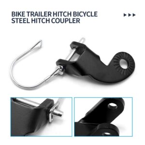 Bicycle Trailer Hitch Steel Hitch Coupler Replaces for Burley Bike Trailers Adapter Replacement Trailer Hitch Connector