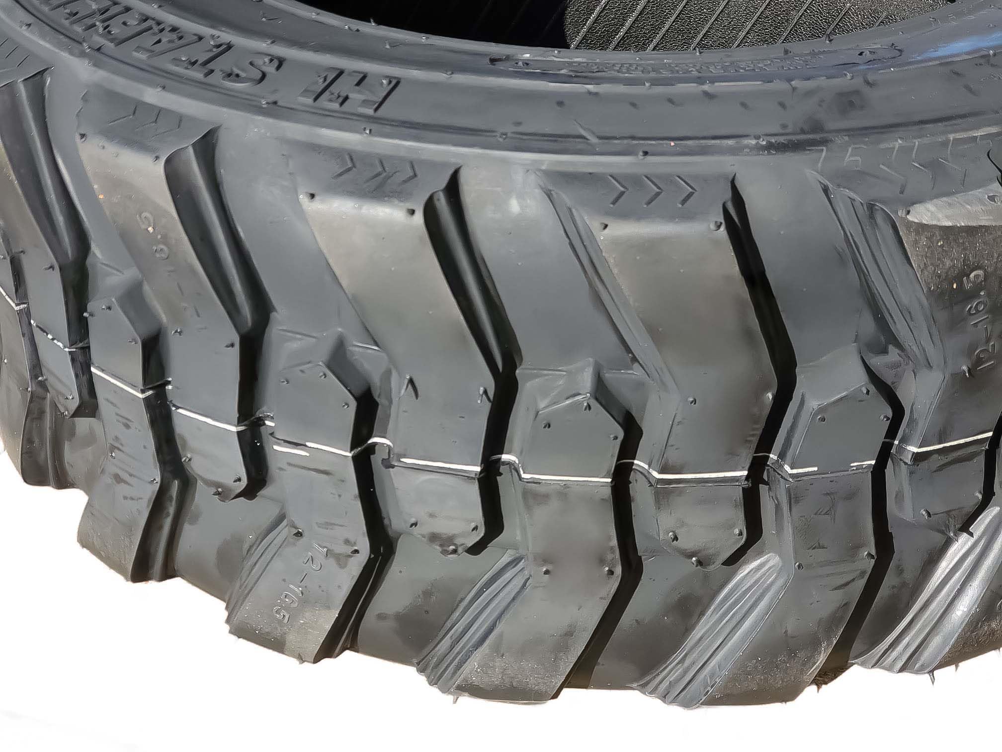 Set 2 New Heavy Duty 12-16.5 12x16.5 12 Ply Industrial Skid Steer Tire w/Rim Guard