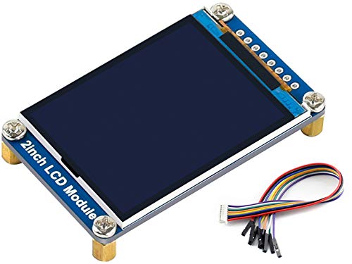 waveshare General 2inch IPS LCD Display Module 240×320 Resolution 2.0inch Monitor Embedded Controller RGB, 262K Color Display Color LED Backlight ST7789 Driver SPI Interface