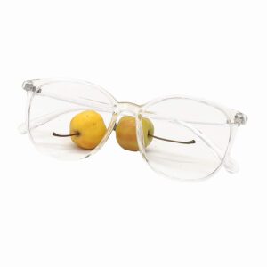 reading glasses anti blue light blocking reader oversized frame for women men for mid big face anti eyestains crystal +1.25