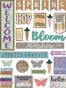 teacher created resources home sweet classroom spring mini bulletin board set