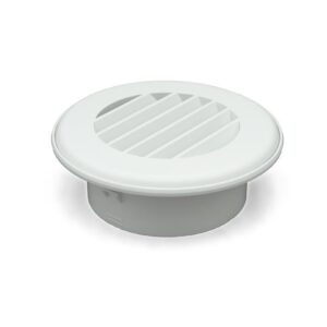 THETFORD 94264 Thermovent Ducted Heat Vent 4", Polar White