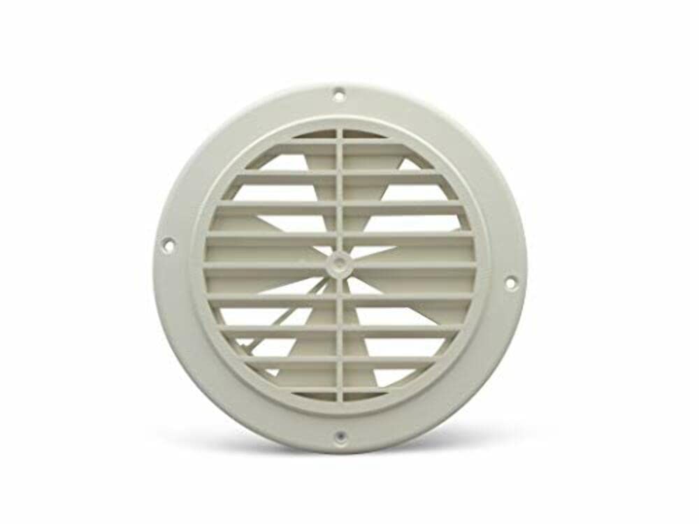 Thetford RV Camper Ceiling AC Vent with Damper White PN 94275